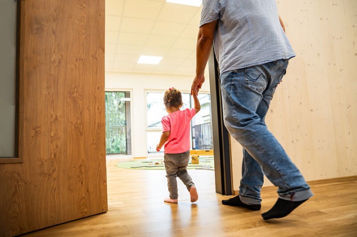 Shooting mit Kindern kurz vor Eröffnung des Betriebskindergartens im September 2024.